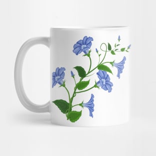 Morning Glory Flowers Mug